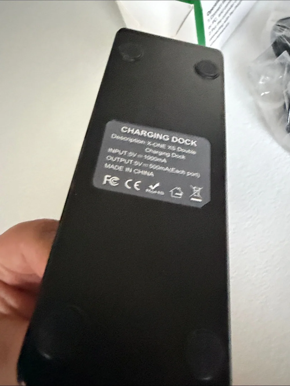Dual Charging Dock for Controllers - Black